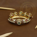 Temple Antique Bangle Kada with Gemstones