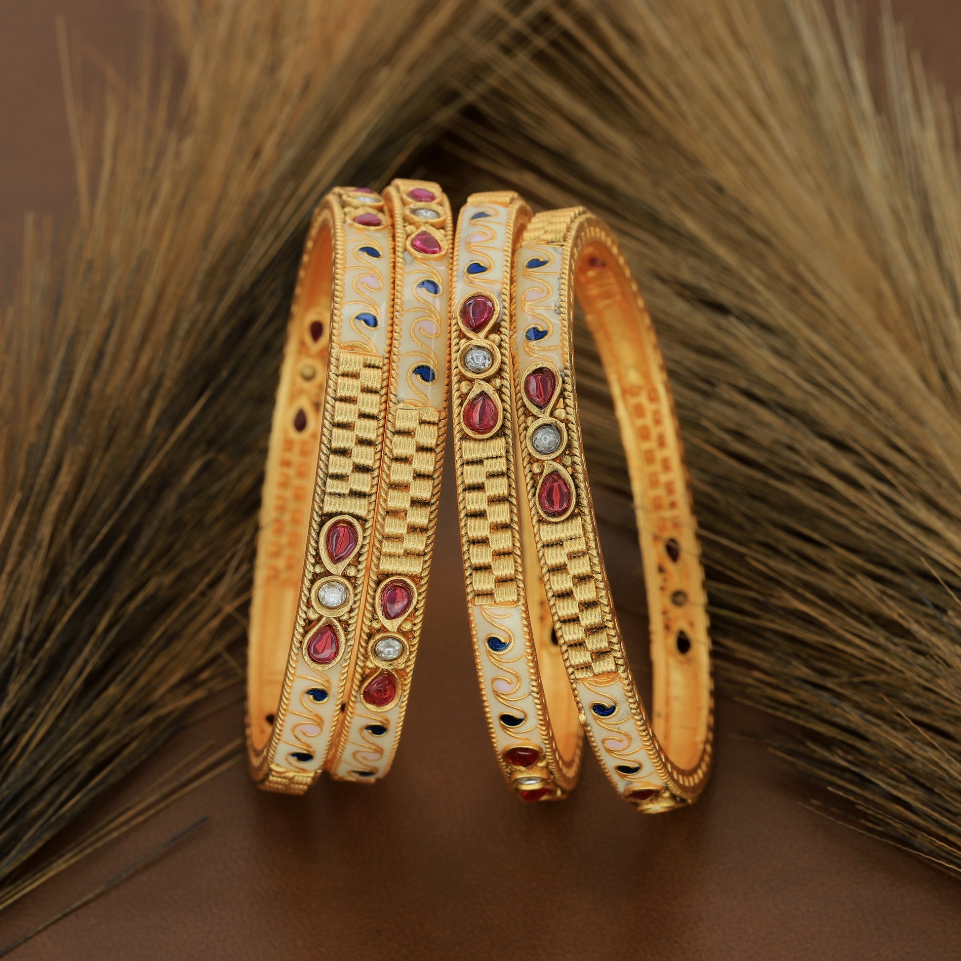 Antique Bangles With Attractive Design