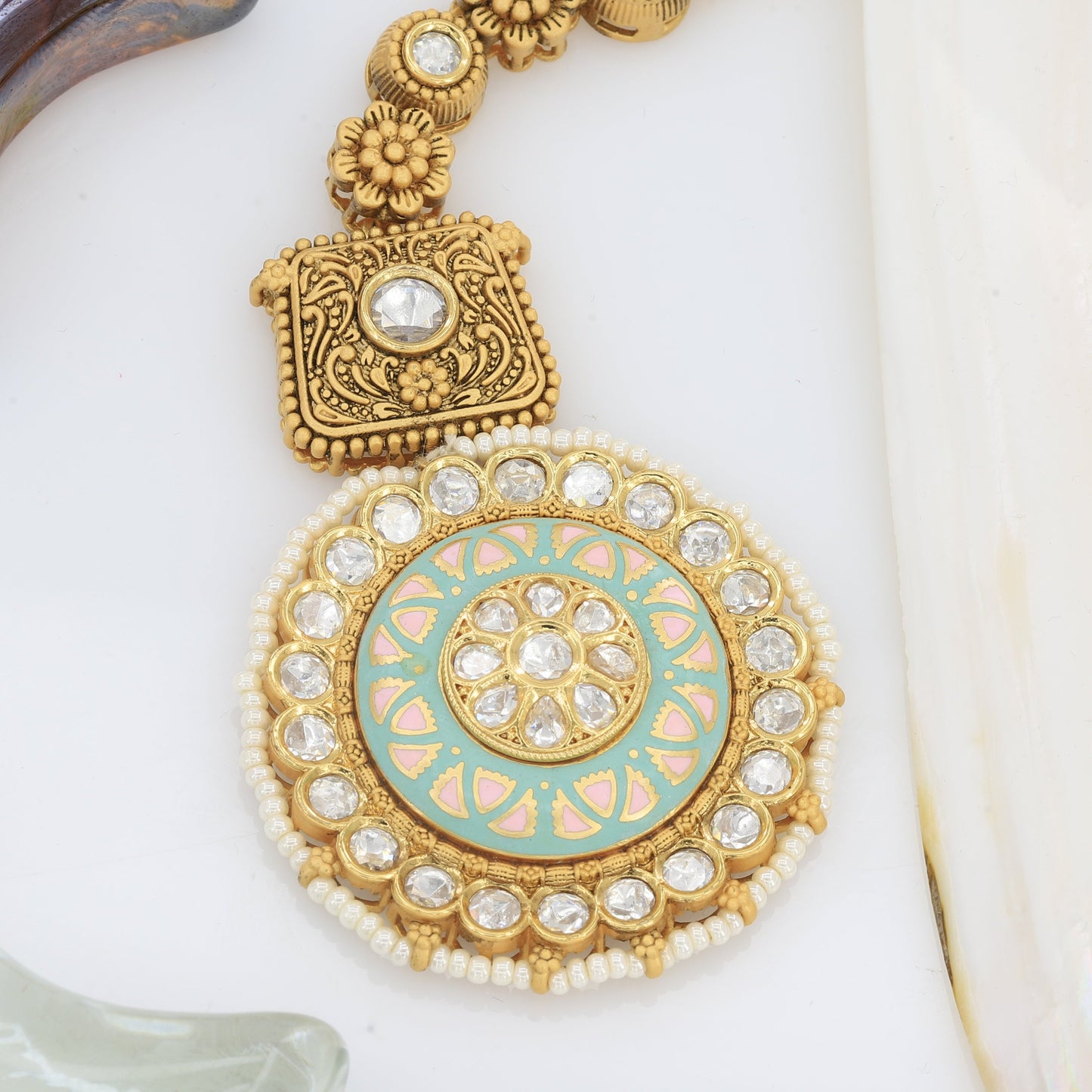 Antique Kundan Tikka For Women