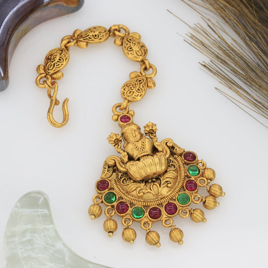 Antique Temple Wear Tikka For Women