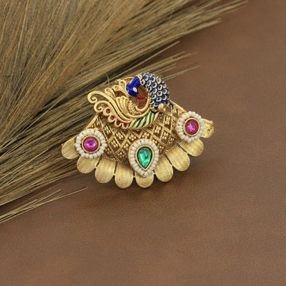 Antique Peacock Shape  FreeSize Ring