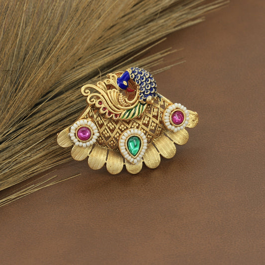 Antique Peacock Shape  FreeSize Ring