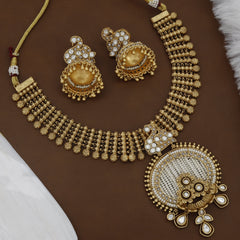 Antique Necklace With Joomer Earrings