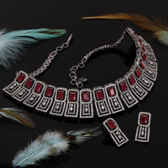 Square Design German Polish Choker Set