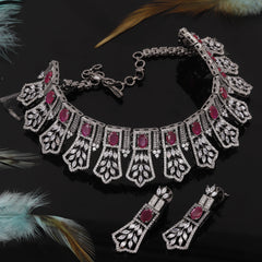 Marquise Cut German Polish Choker Set