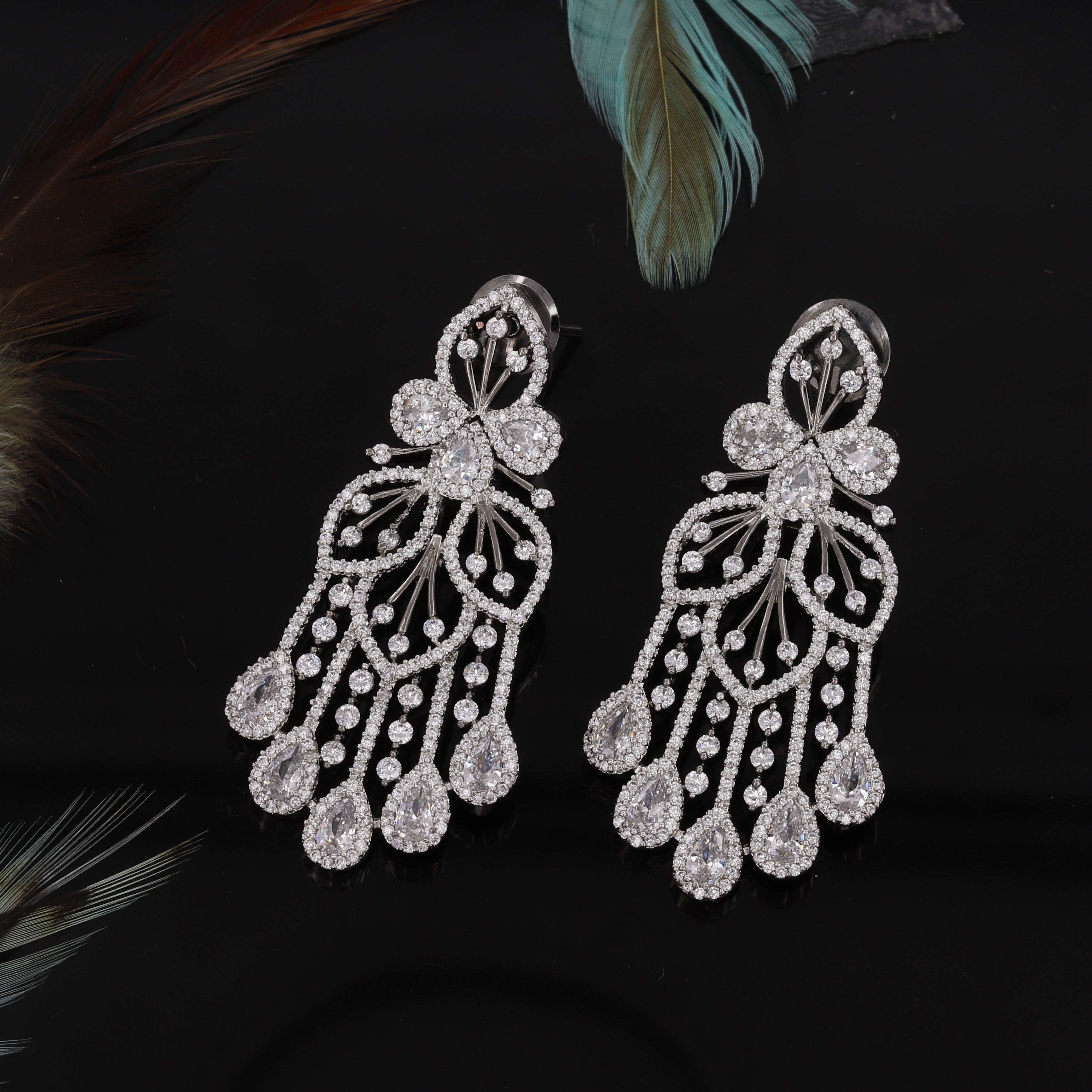 Multi Diamond Shape German Polish Choker Set