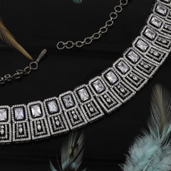 Square Design German Polish Choker Set