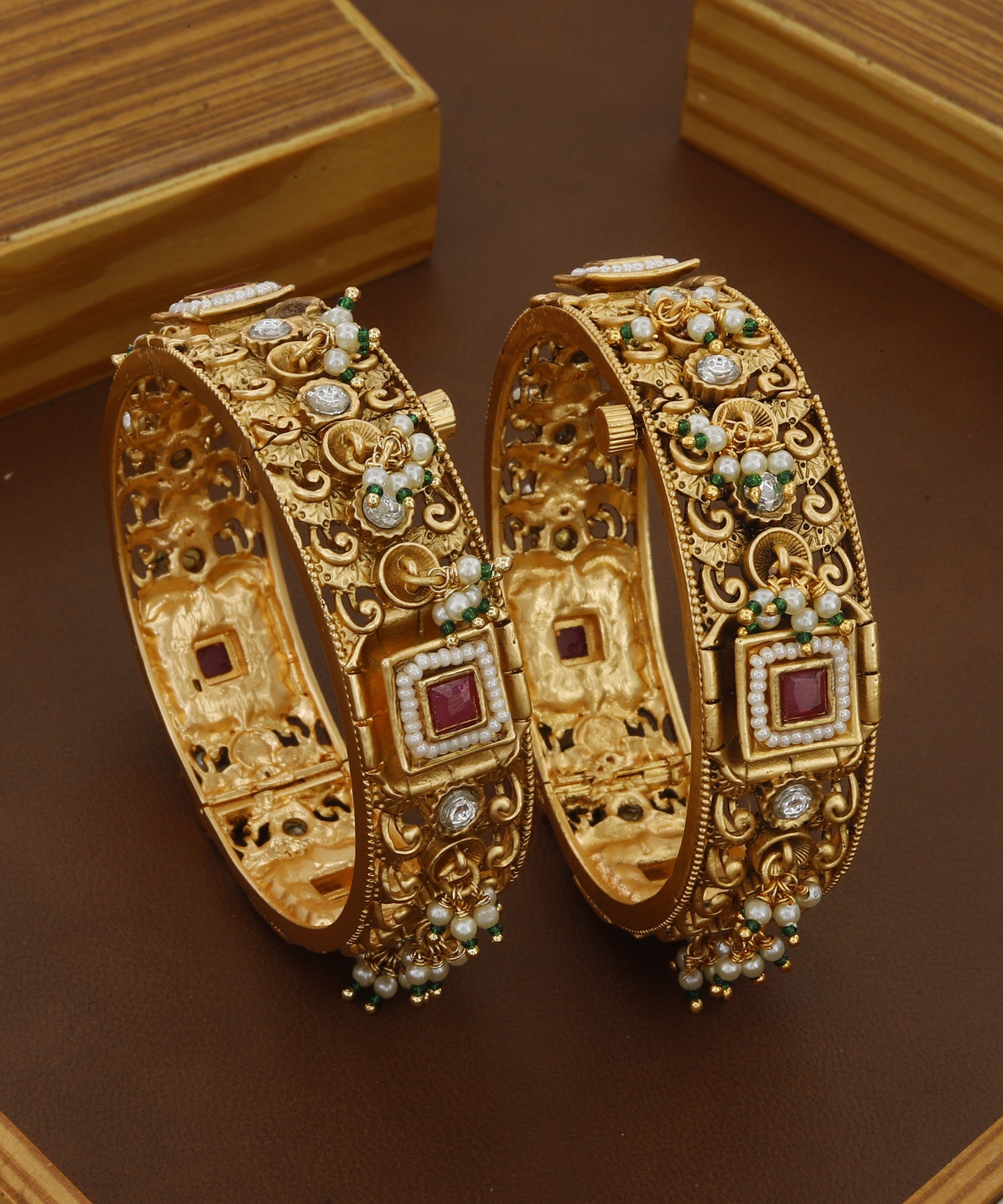 Antique Patla Includes Kundan