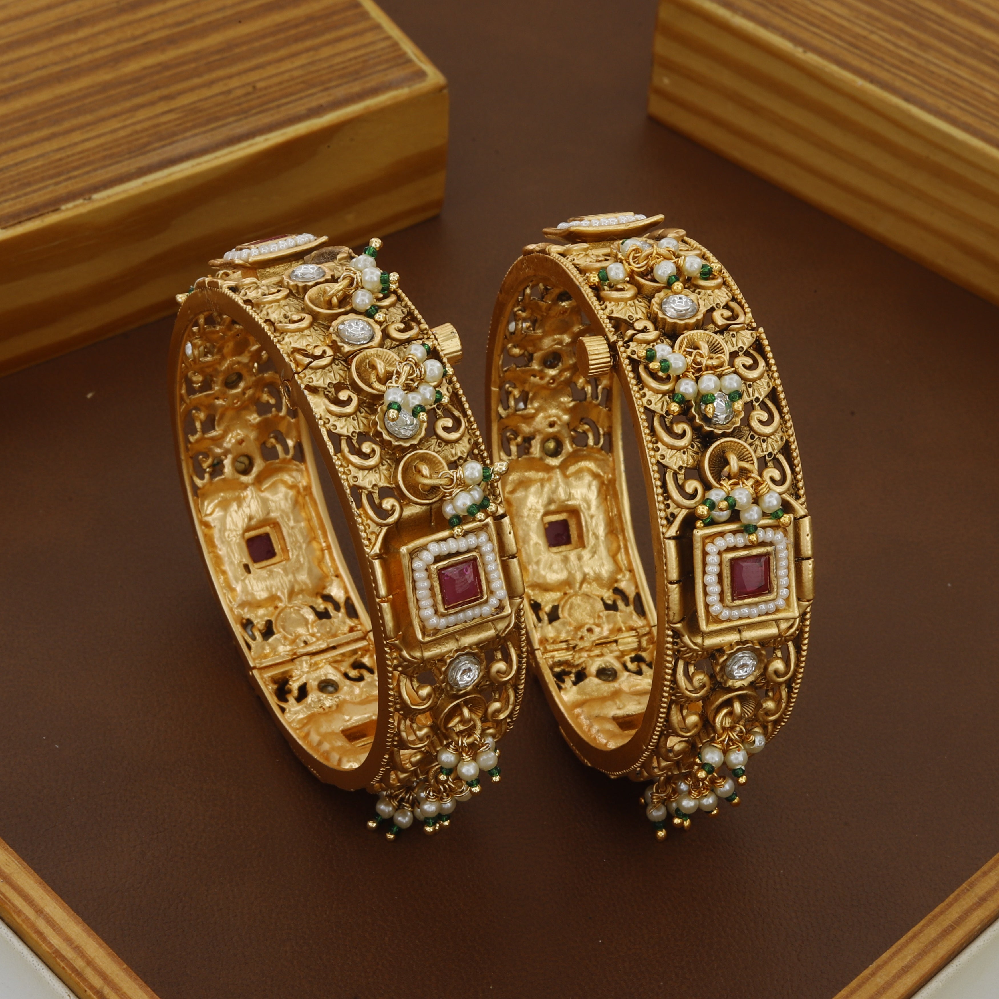 Antique Patla Includes Kundan