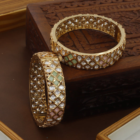 Multi Cut Kundan Antique Patla