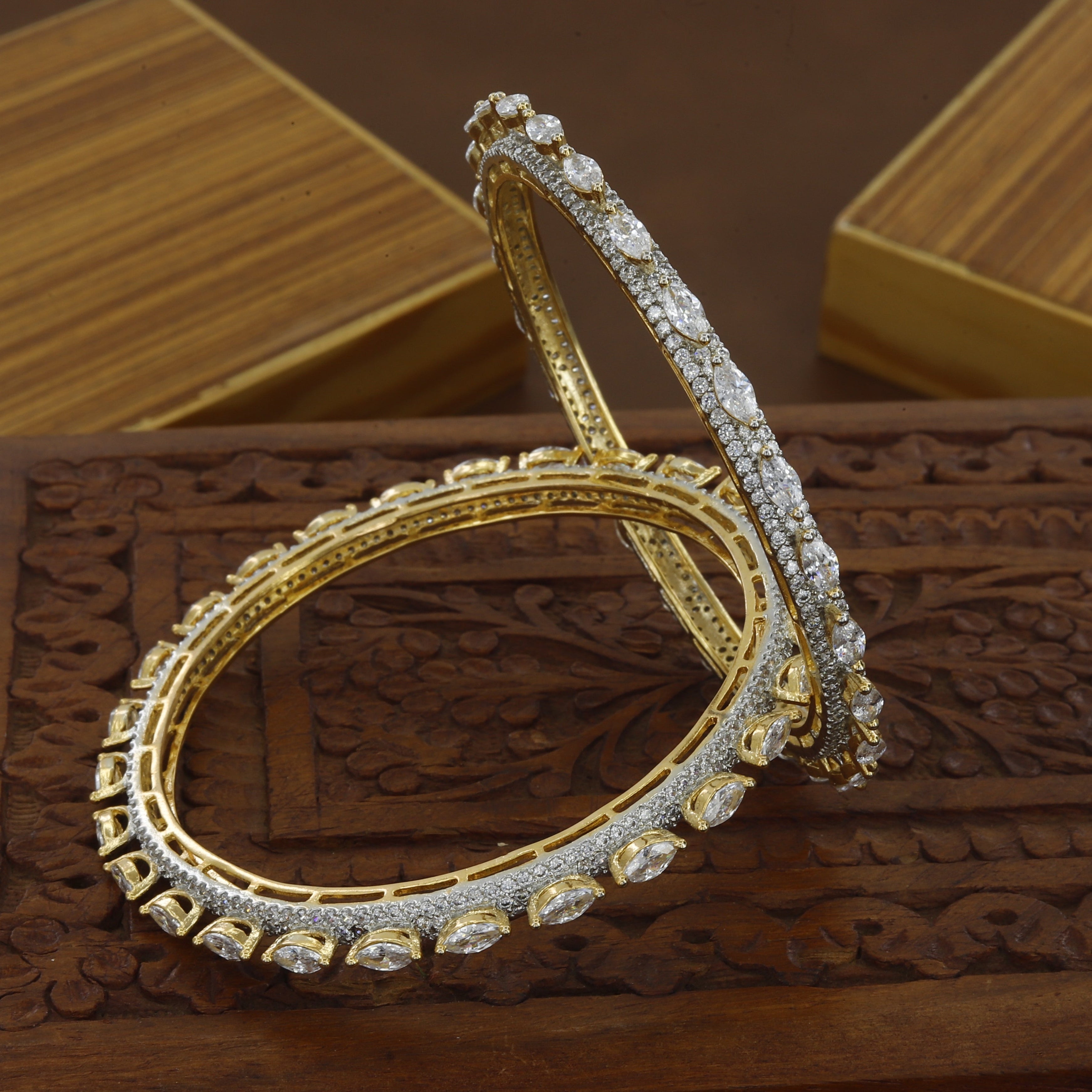 3d Shape Diamond Patla For Women