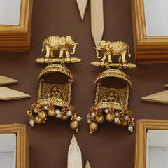 Temple Wear God Earrings For Women