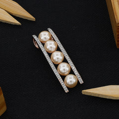 Diamond Rose polished Pearl Pendent Butti