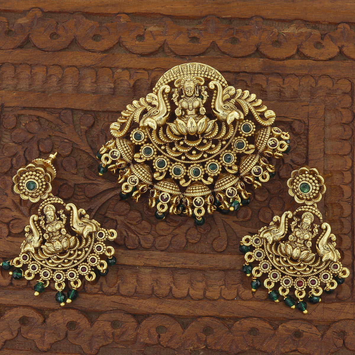 Antique Bhagwan Laxmi Design Pendent Butti