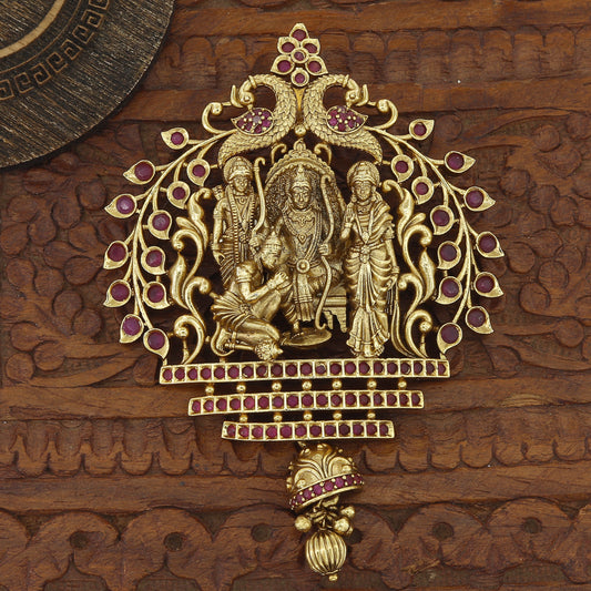 Antique Temple Wear Ramayan Theme Pendent Butti