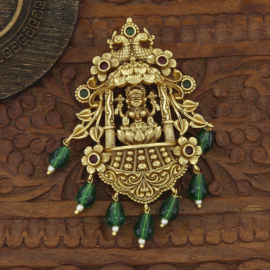 Antique Temple Wear God Laxmi Pendent Butti