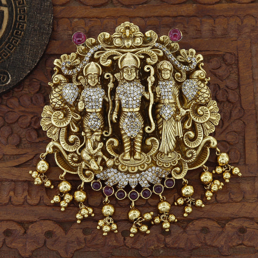 Antique Bhagwan Ram Temple Wear Pendent Butti