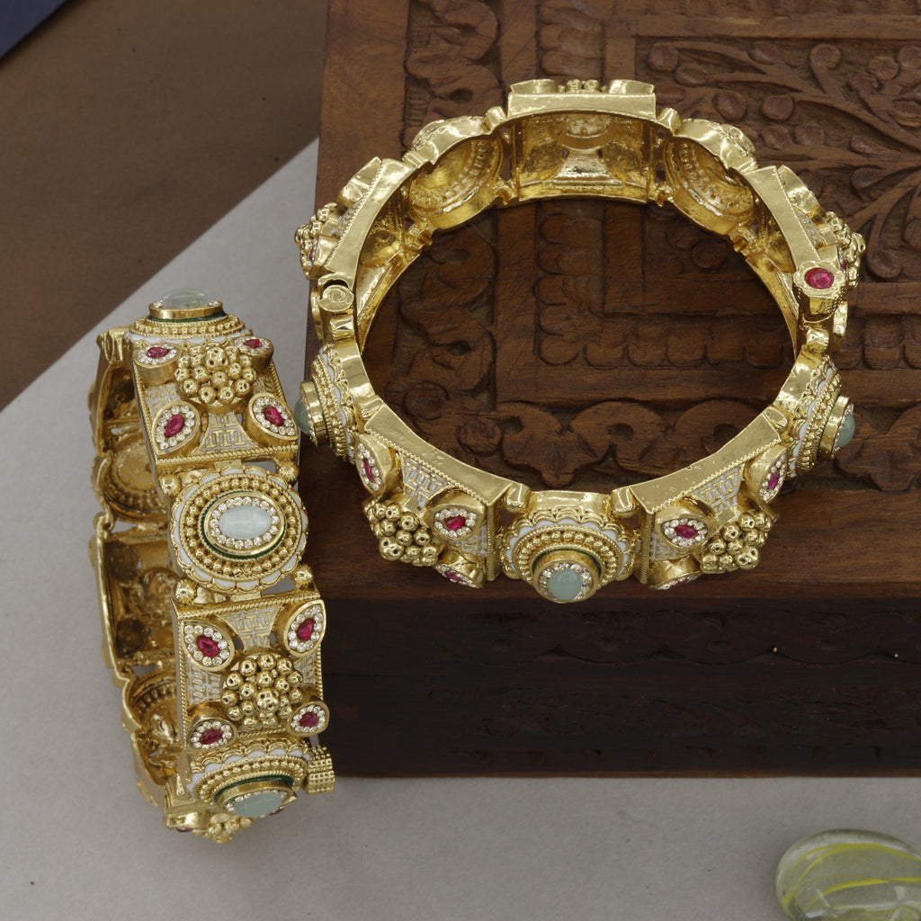 Heavy Kundan Antique Patla For Women