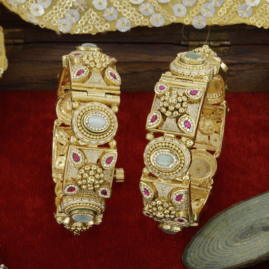 Heavy Kundan Antique Patla For Women