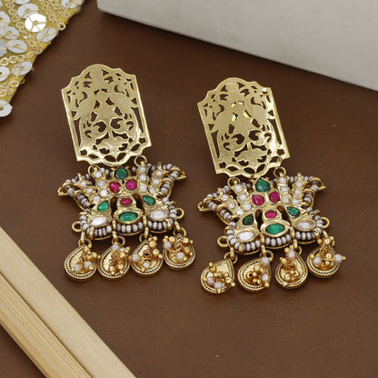 Antique Long Stunning Occasion Wear Earrings