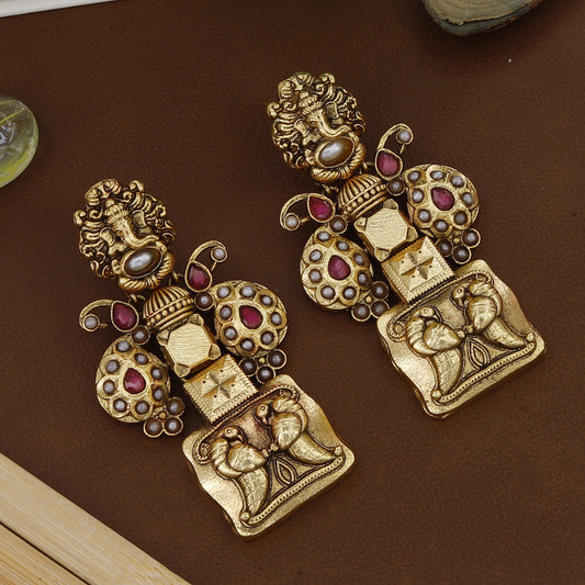 Antique Stunning Look Wedding Earrings