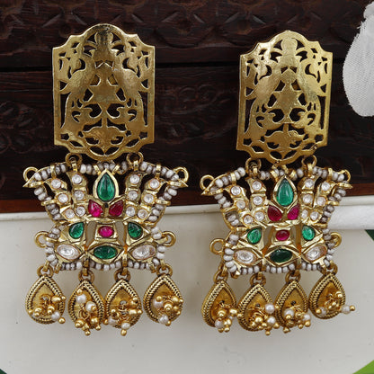 Antique Long Stunning Occasion Wear Earrings