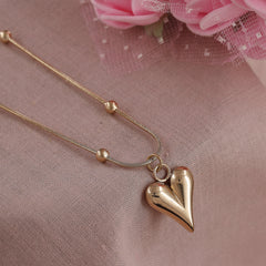 Valentine Giftable Heart Pendent With Chain
