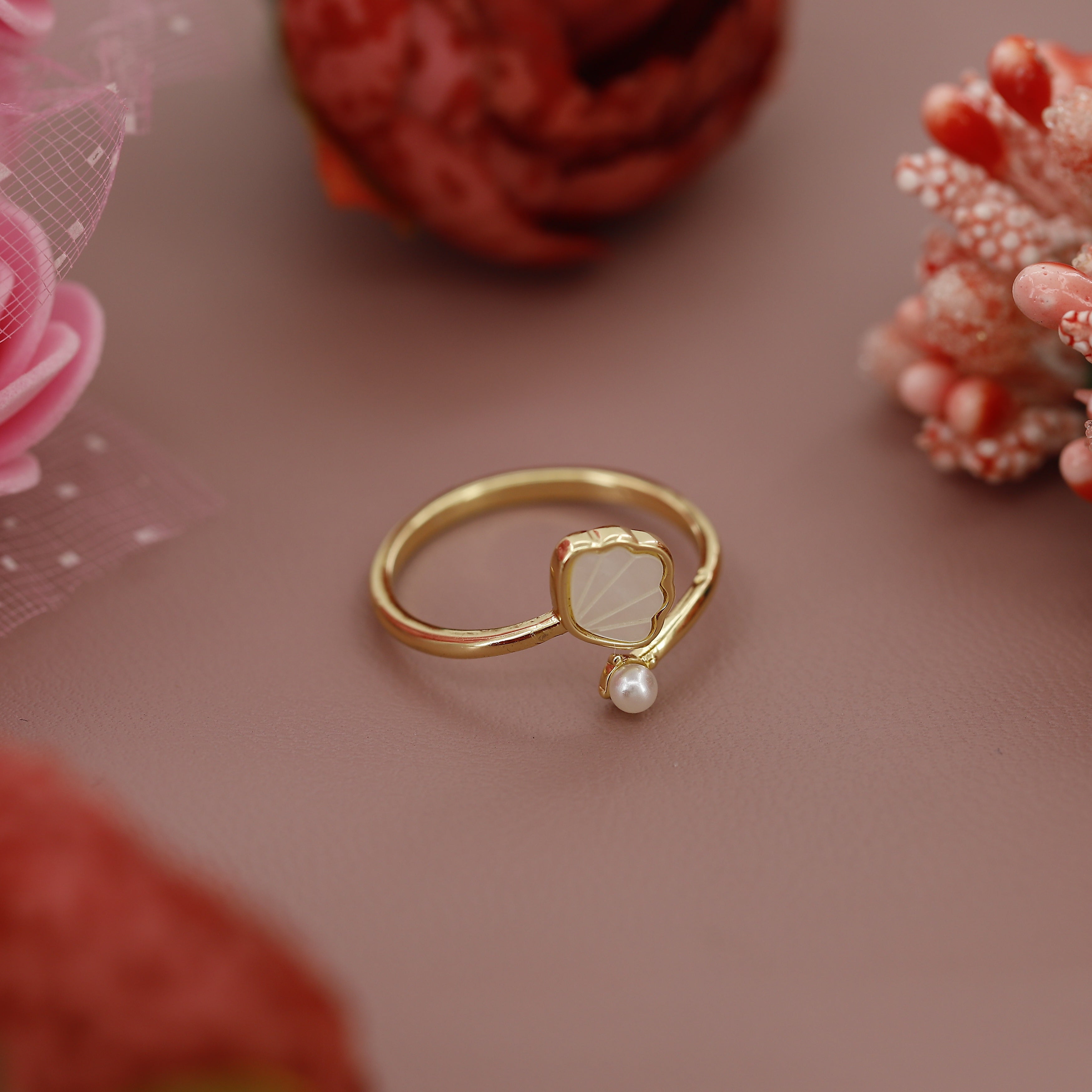 Shell Design Gifting Finger Ring