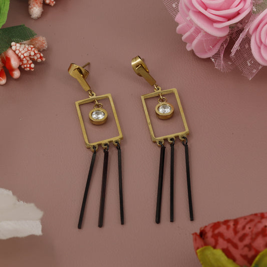 Square Party Wear Giftable Earrings