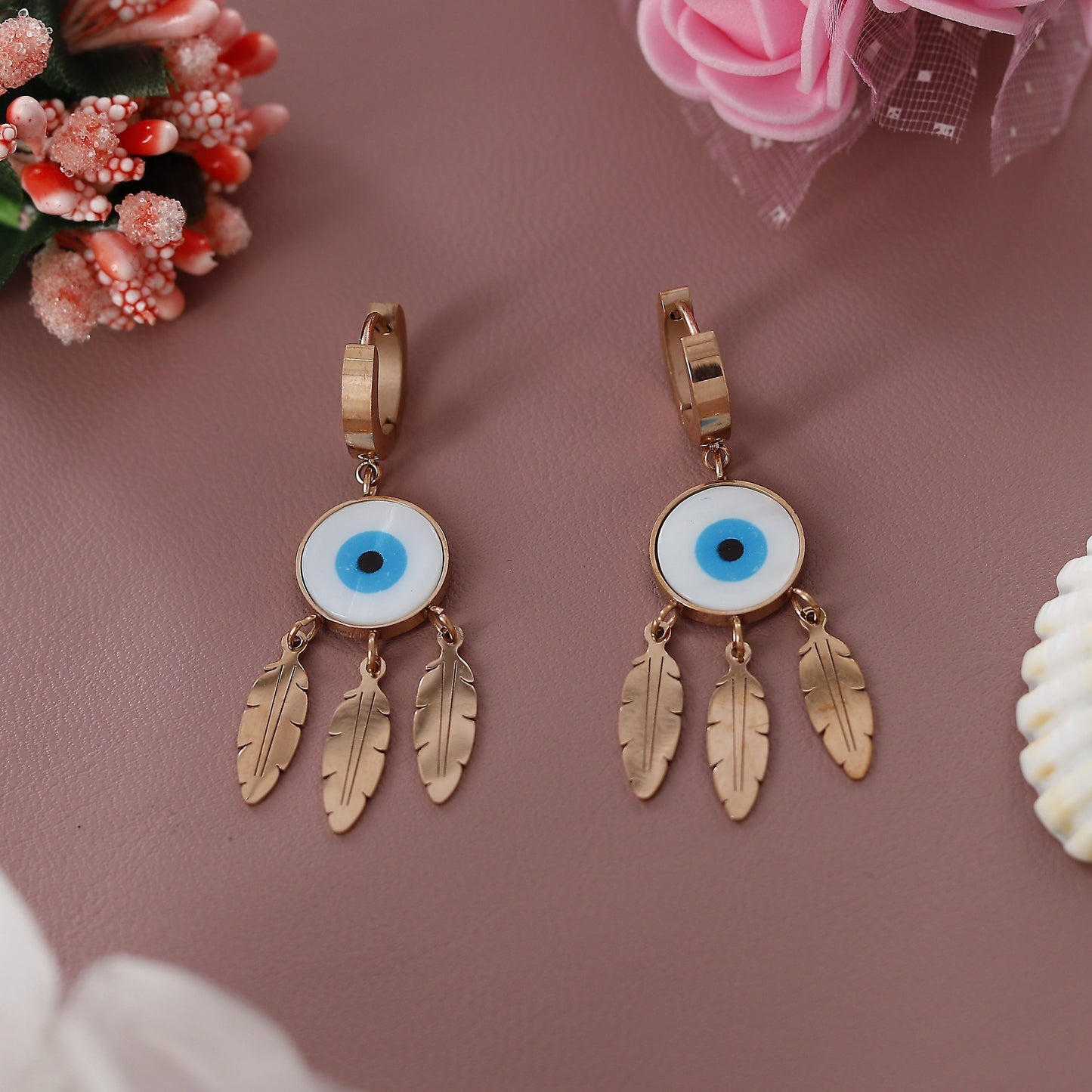 Evileye Circle Shape Gifting Earrings