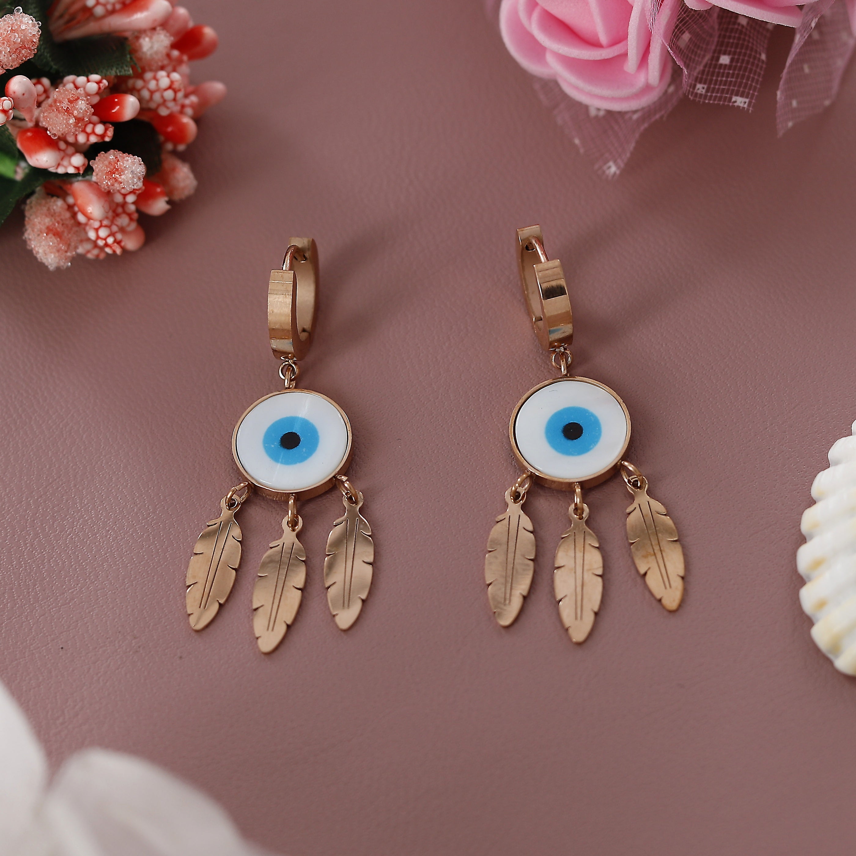 Evileye Circle Shape Gifting Earrings